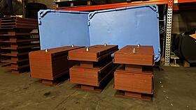 Vorkonfigurierte modulare Stahlprüfgewichte